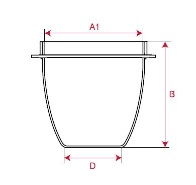 Leco crucible drawing Leco crucible drawing